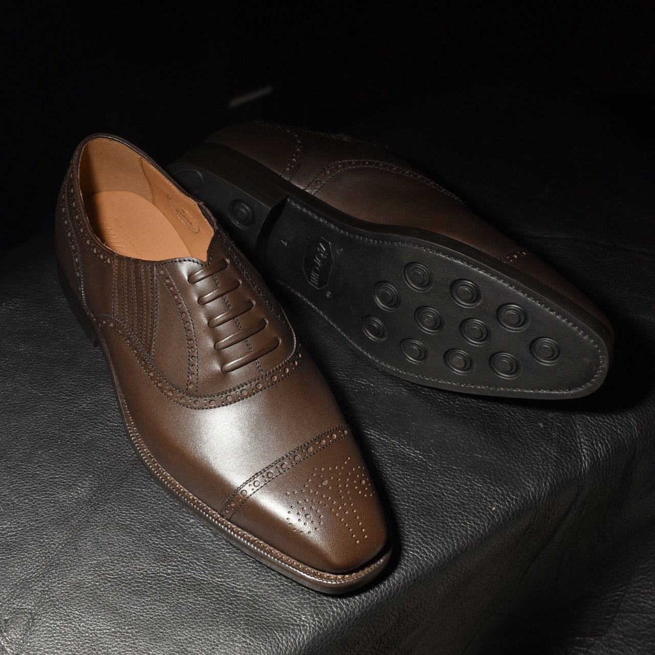 James セミブローグ レイジーマン ダークブラウン RAYMAR グッドイヤーウェルト ビジネスシューズ 革靴 24.0cm~27.0cm レイマー 内羽根 ラバーソール 濃茶 紳士靴