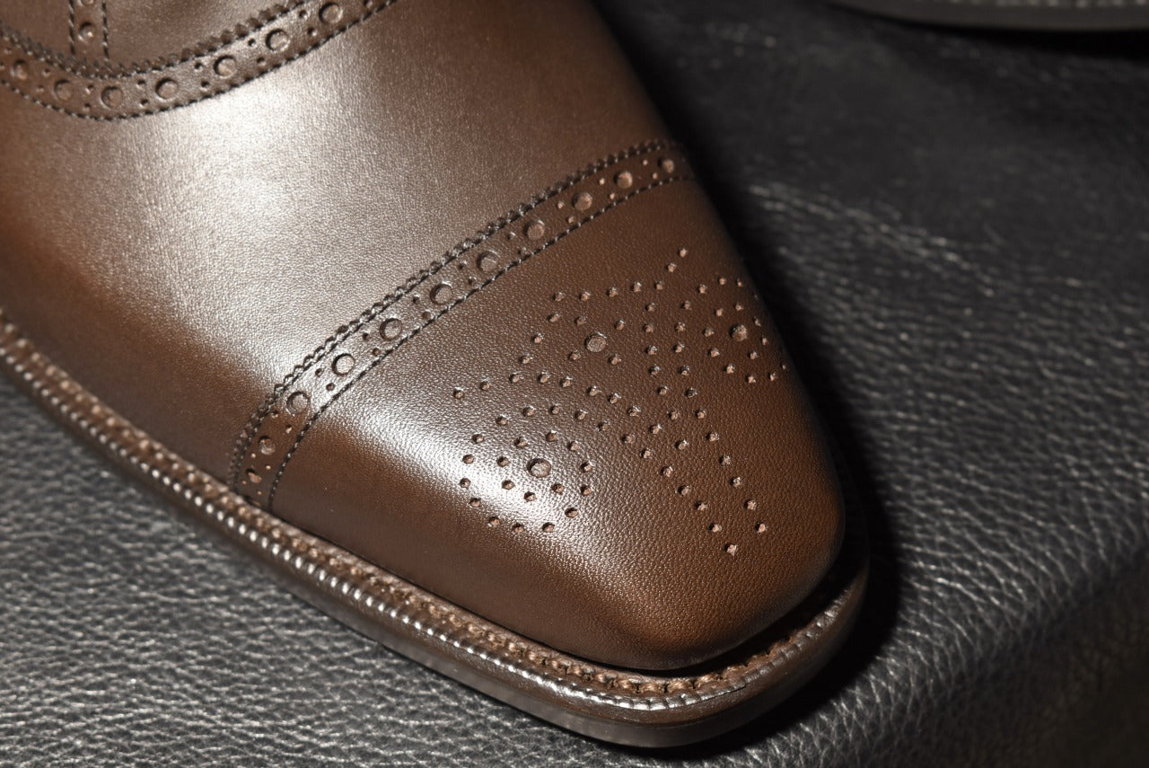 James セミブローグ レイジーマン ダークブラウン RAYMAR グッドイヤーウェルト ビジネスシューズ 革靴 24.0cm~27.0cm レイマー 内羽根 ラバーソール 濃茶 紳士靴