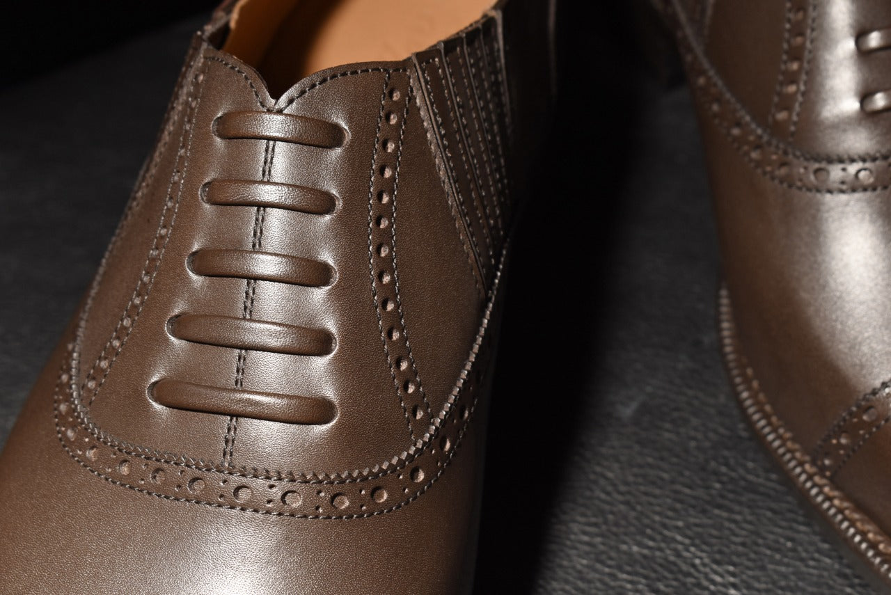 James セミブローグ レイジーマン ダークブラウン RAYMAR グッドイヤーウェルト ビジネスシューズ 革靴 24.0cm~27.0cm レイマー 内羽根 ラバーソール 濃茶 紳士靴