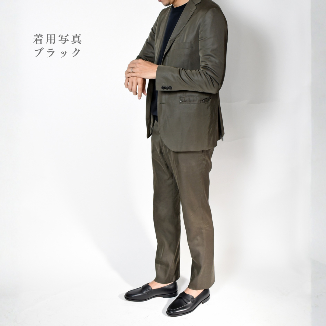 【Le Misca by RAYMAR】Luis バタフライローファー ブラック / ダークブラウン フルマッケイ製法 レザーソール 23.5cm~27.5cm