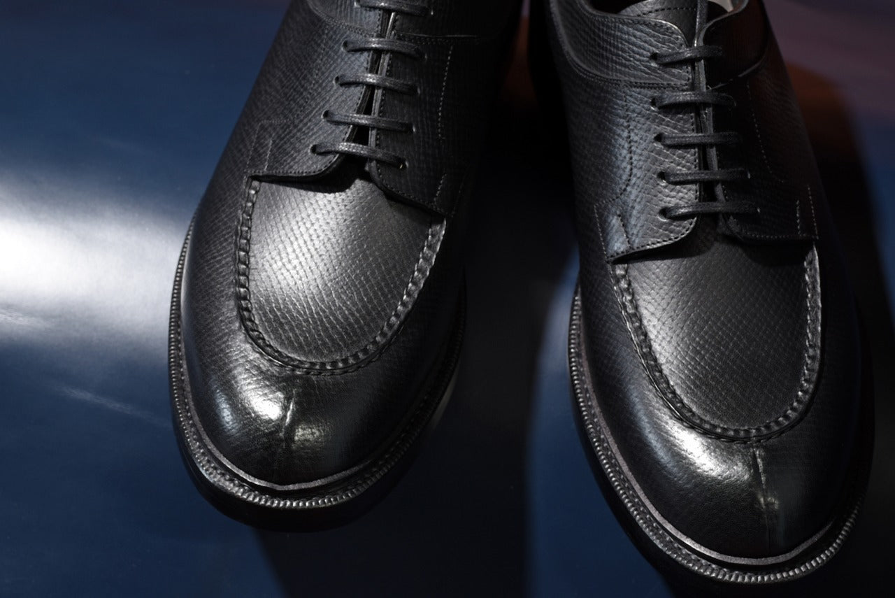 Miles スキンステッチUチップ ブラック ホーウィンハッチグレイン グッドイヤーウェルト ビジネスシューズ 革靴 RAYMAR 24.0cm~27.0cm レイマー