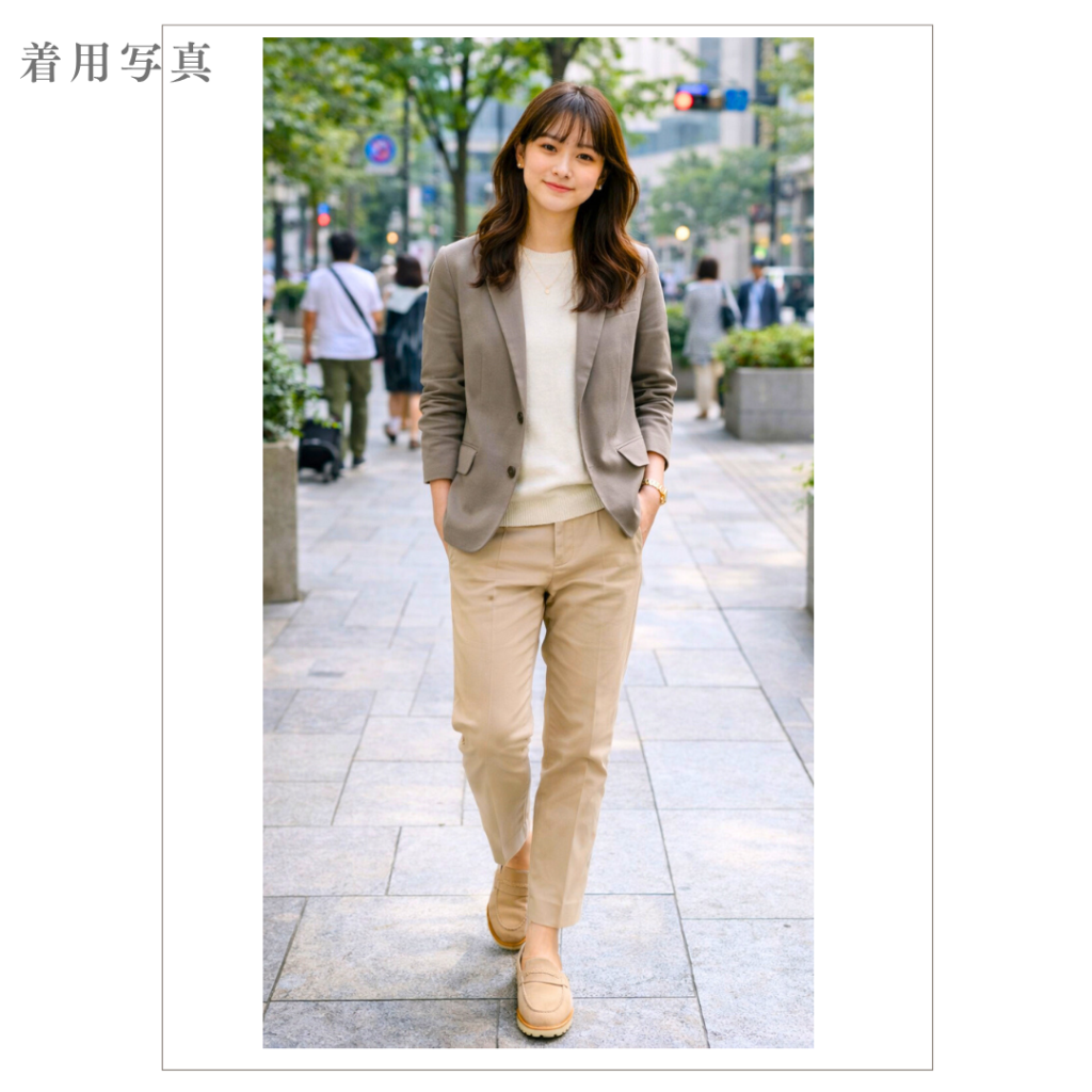 【レディース】Mira コインローファー ドレスレザースニーカー ベージュ/グレー 羊スエード革 Vibramラバーソール 22.5cm~25.0cm Le Misca by RAYMAR レミスカ レイマー ビブラムソール