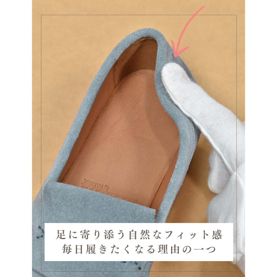 【LeMisca by RAYMAR】Nick デッキシューズ ドレスレザースニーカー ベージュ/ブラウン/ライトブルー 牛革スエード サイドマッケイ製法 Vibramラバーソール 24.0cm~27.5cm レミスカ レイマー ビブラムソール