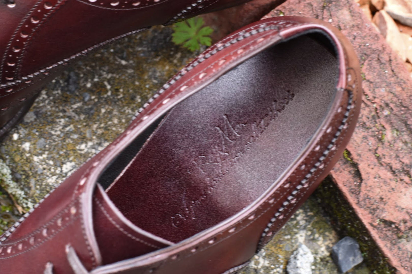 【RAYMAR】Nisse イミテーション フルブローグ バーガンディ ZONTA MUSEUM ハ ンドソーンウェルト 九分仕立て ビジネス シューズ 革靴 23.5cm~28.0cm レイマー