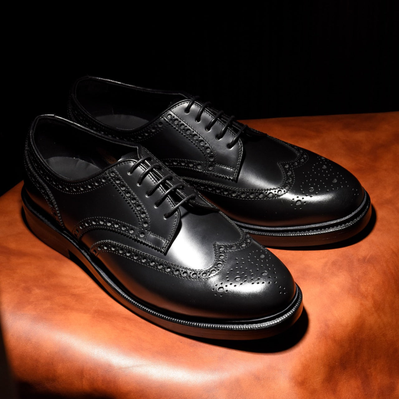 Oliver フルブローグ ブラック RAYMAR グッドイヤーウェルト ビジネス カジュアル 革靴 24.0cm~27.5cm レイマー 外羽根 Vibram ビブラム ラバーソール ダブルソール ストームウェルト