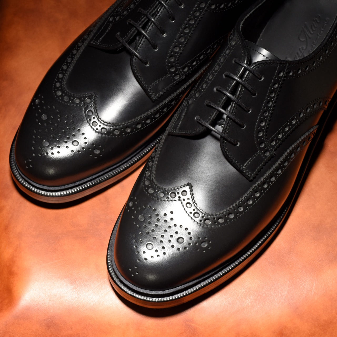 Oliver フルブローグ ブラック RAYMAR グッドイヤーウェルト ビジネス カジュアル 革靴 24.0cm~27.5cm レイマー 外羽根 Vibram ビブラム ラバーソール ダブルソール ストームウェルト