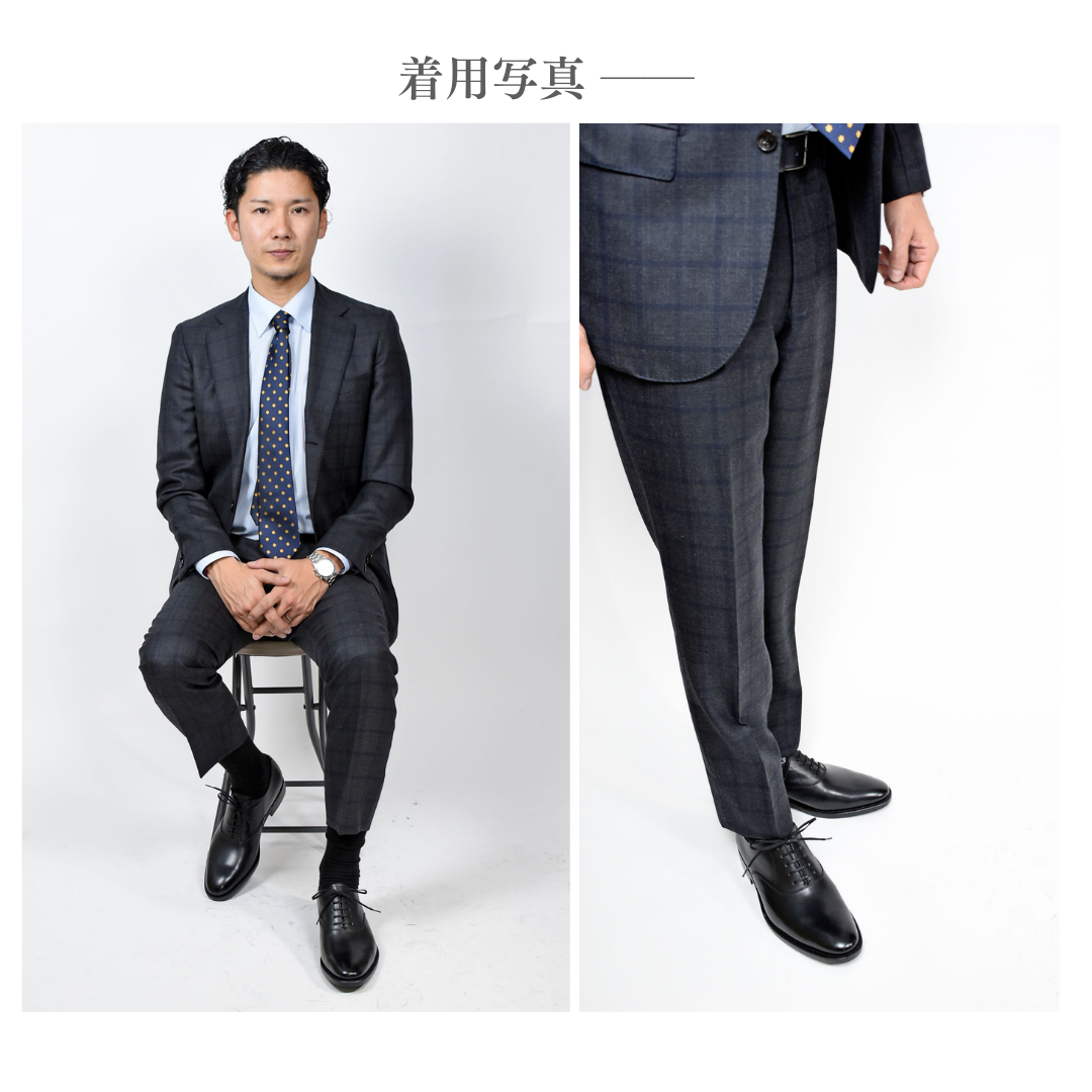 内羽根 プレーントゥ ブラック PDT-73 RAYMAR グッドイヤーウェルト