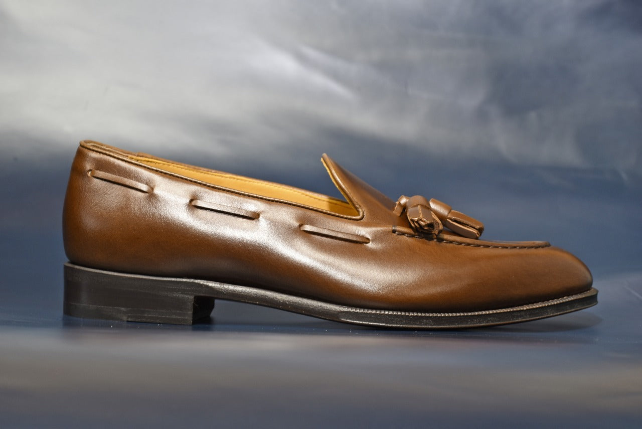 タッセルローファー ウイスキー ブラウン Raffy RAYMAR グッドイヤーウェルト ビジネスシューズ 革靴 24.0cm‾27.0cm レイマー ローファー ビジカジ