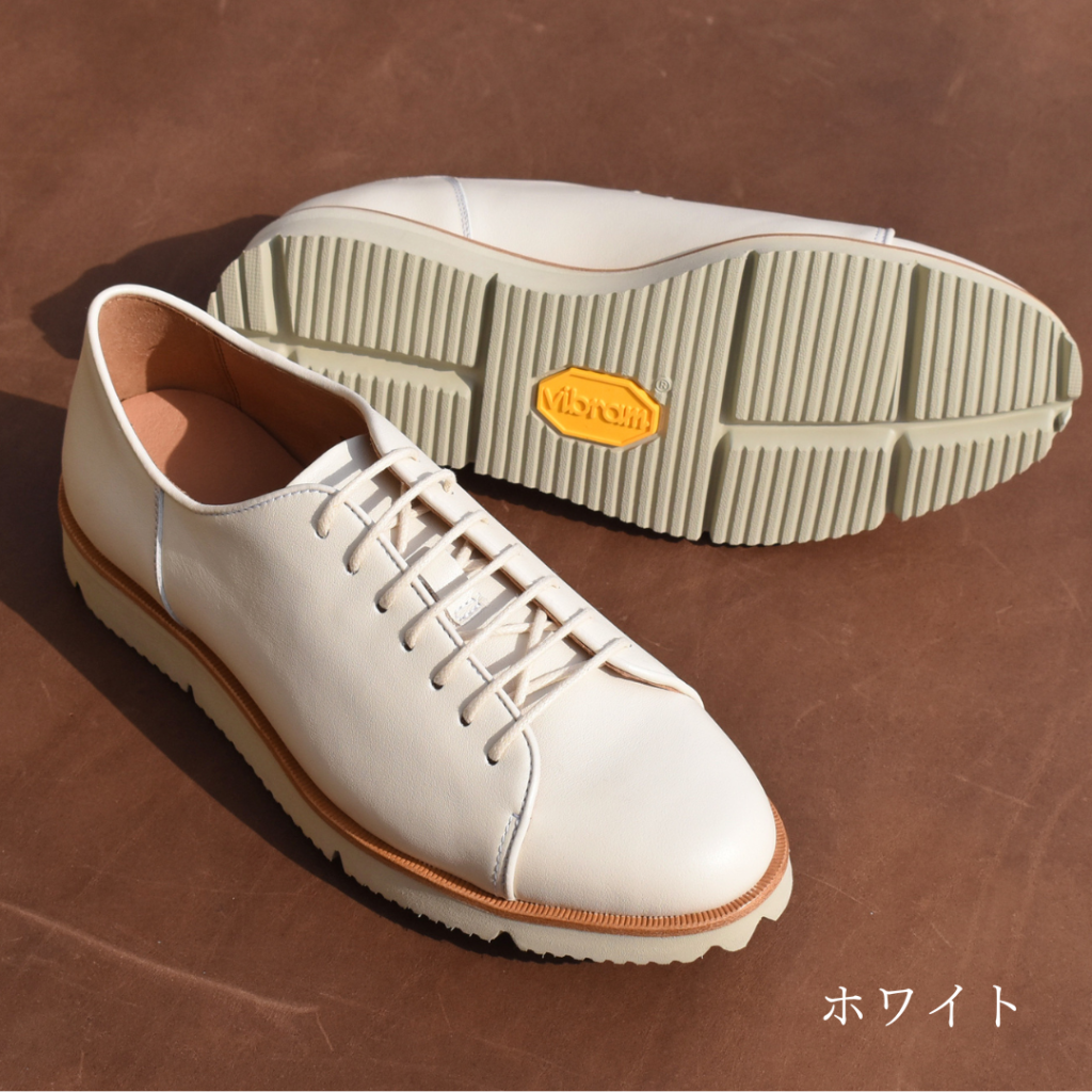 【レディース】Stella レースアップ ドレスレザースニーカー ブラック/ホワイト 牛革 Vibramラバーソール 22.5cm~25.0cm Le Misca by RAYMAR レミスカ レイマー ビブラムソール