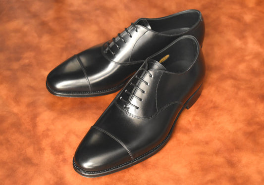 【RAYMAR】RM115SⅡ ハンドソーンウェルト 九分仕立て ストレートチップ ブラック イタリアILCEA社 SETANIL ボックスカーフ 23.5cm~28.0cm