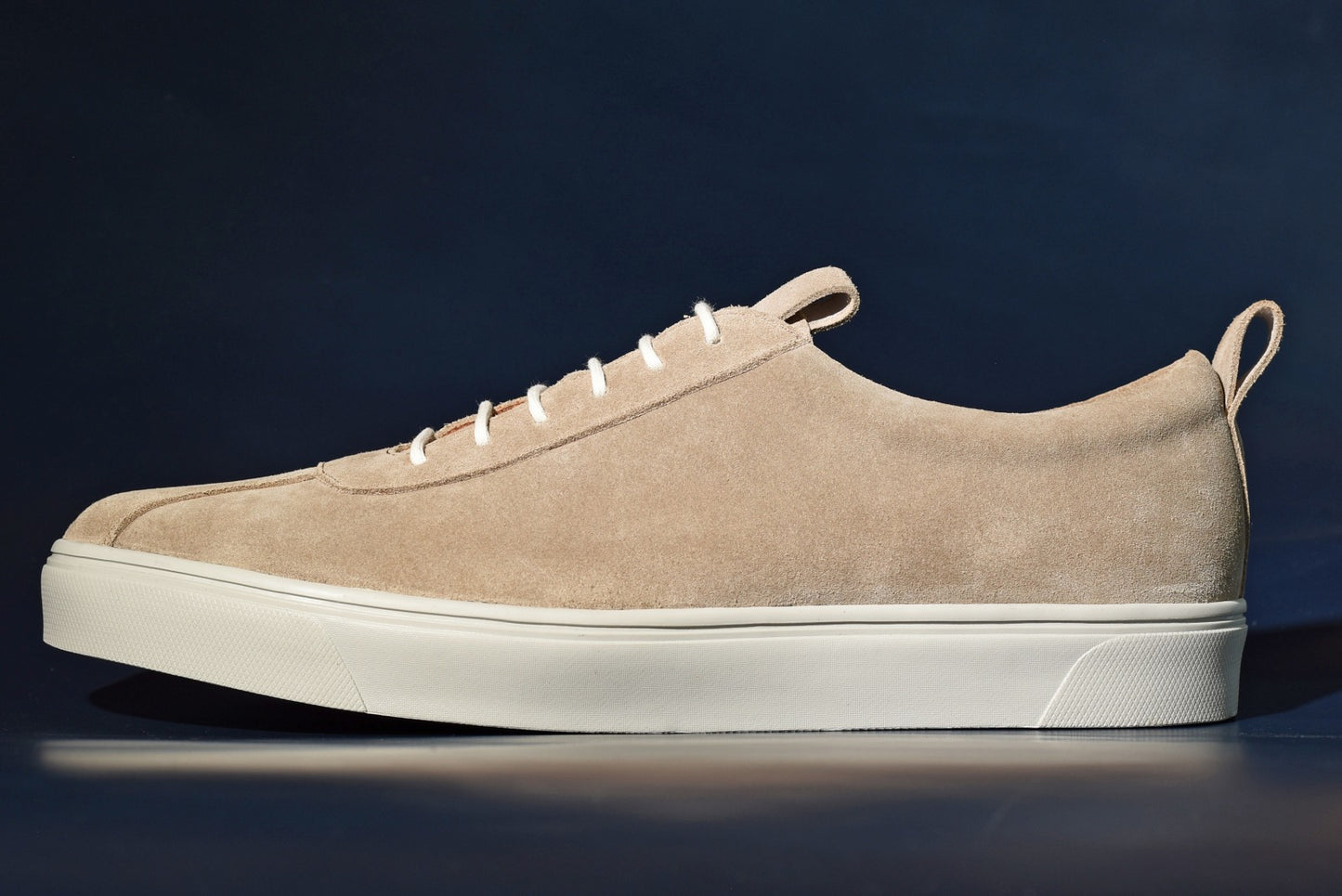 RAYMAR レースアップ ドレス スニーカー Thomas ベージュ 牛革 スエード コンビ 24.0cm ~ 27.0cm レイマー ラバーソール Vibram