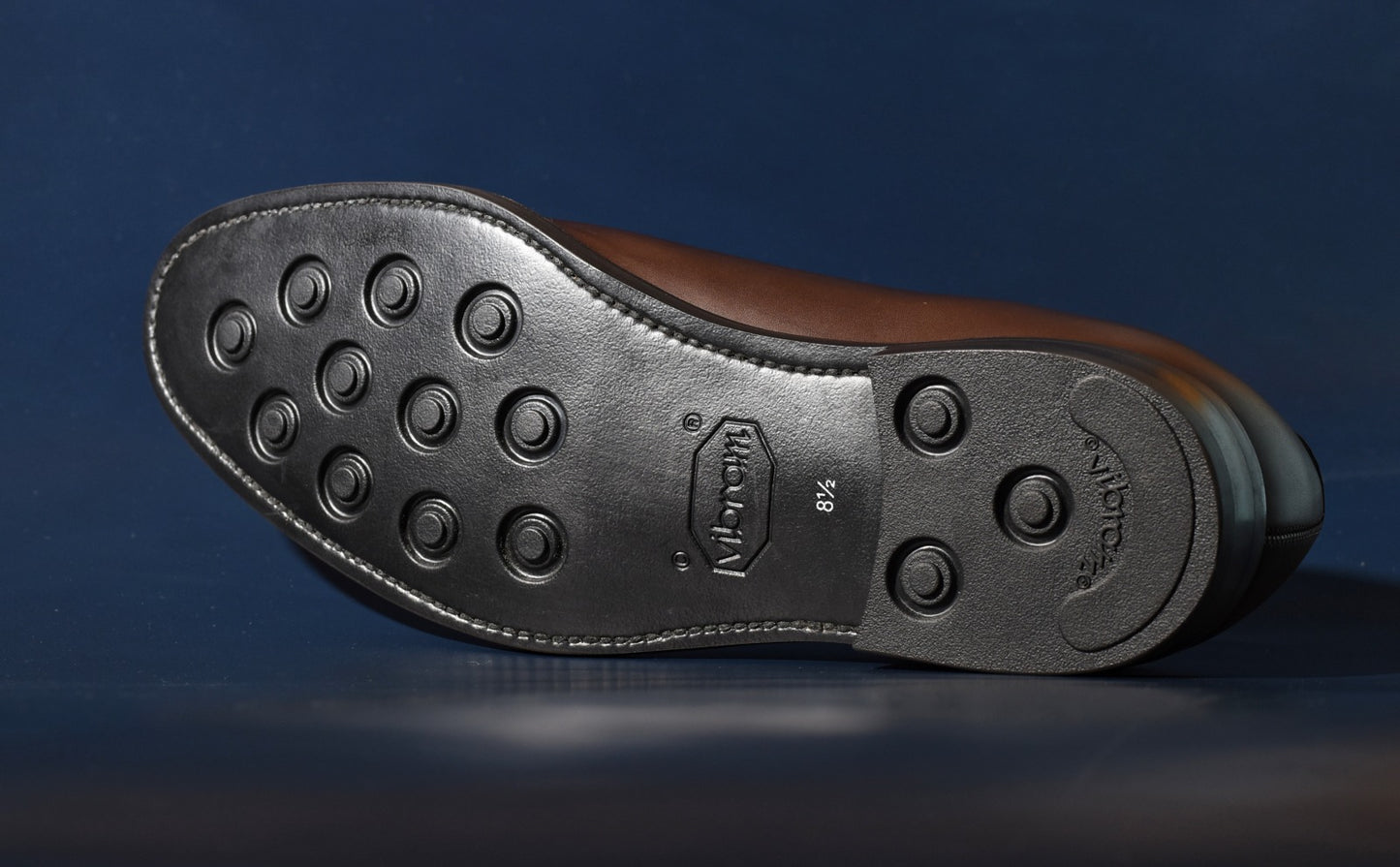 【RAYMAR】ホールカット ダークブラウン Travis RAYMAR グットイヤーウェルト 24.0cm~28.0cm レイマー ラバーソール