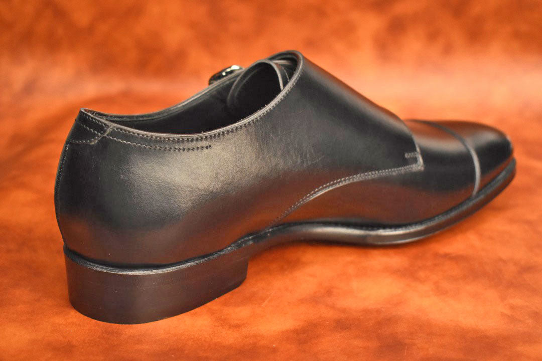 ビジネスシューズ 革靴 RAYMAR ダブルモンクストラップ ブラック