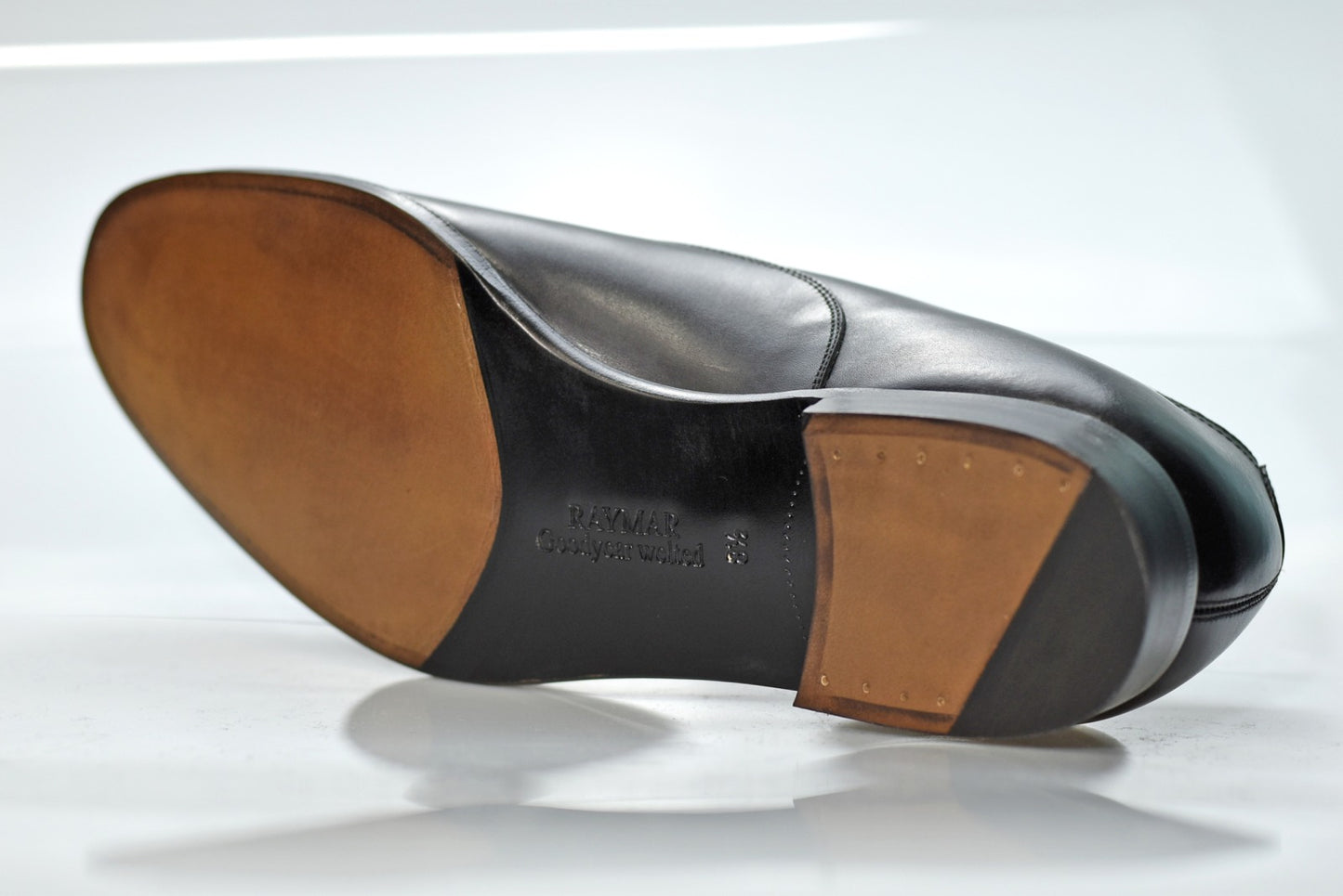 ビジネスシューズ 革靴 RAYMAR ストレートチップ ブラック Annonay Vegano グッドイヤーウェルト 23.5cm‾28.0cm レイマー アノネイ 内羽根 レザーソール Ryan