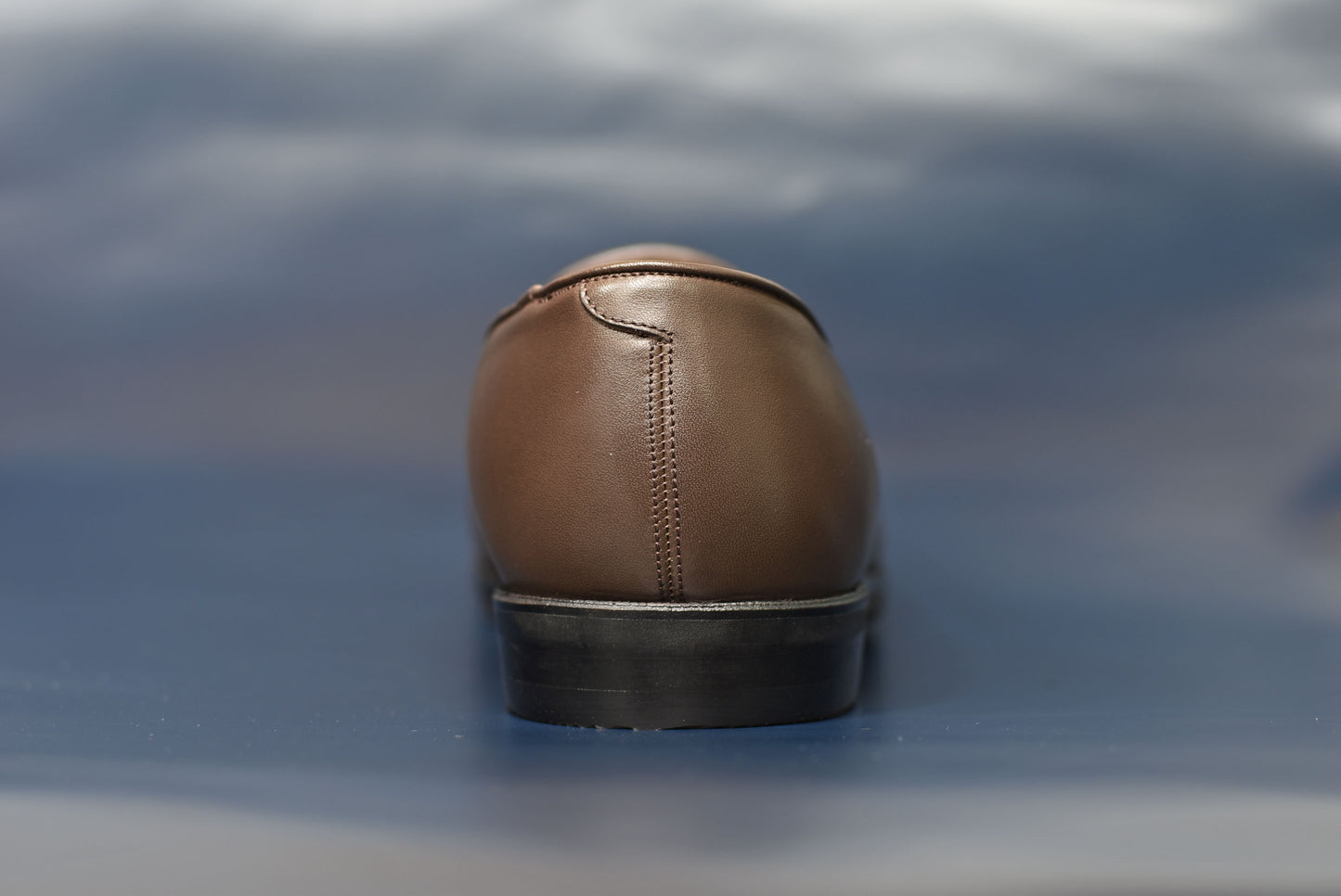 ビジネスシューズ 革靴 Le Misca by RAYMAR プレーン スリッポン ダークブラウン 牛革 フル マッケイ製法 ゴートレザーライニング 23.5cm‾27.5cm レミスカ レイマー スリップオン ラバーソール ゴム底 Albert