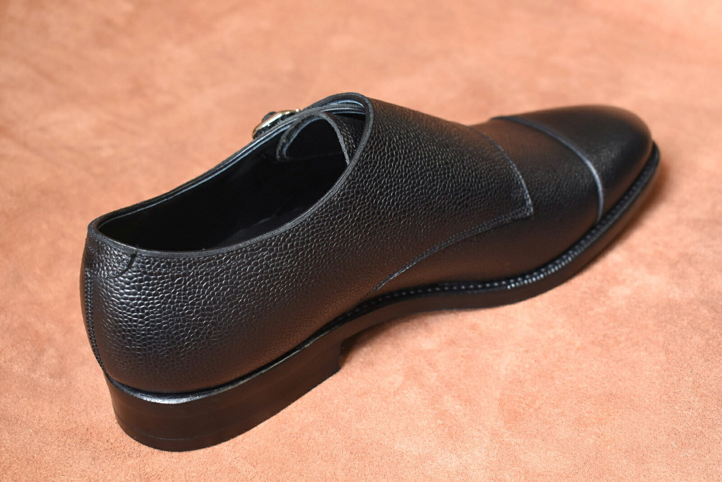 Talia シボ革 ダブルモンクストラップ ブラック オールウェザーシリーズ グッドイヤーウェルト ビジネスシューズ 革靴 RAYMAR 23.5cm~28.0cm レイマー 全天候型モデル ストラップ式 ラバーソール Vibram