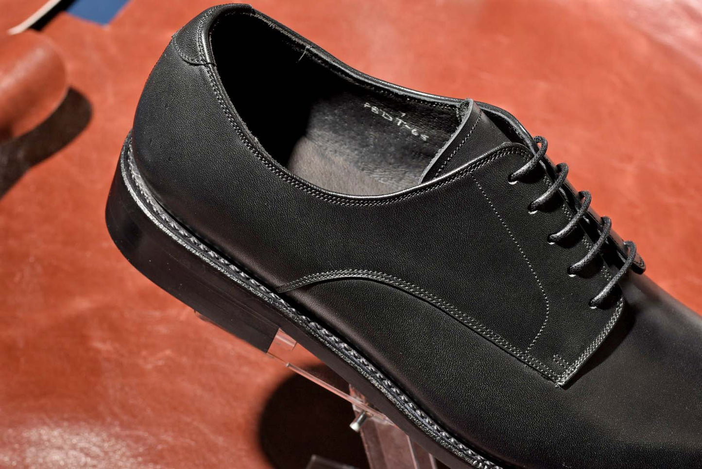 プレーントゥ ダービー ブラック PBDT-65 RAYMAR グッドイヤーウェルト ビジネスシューズ 革靴 23.5cm‾28.0cm レイマー  外羽根 ラバーソール