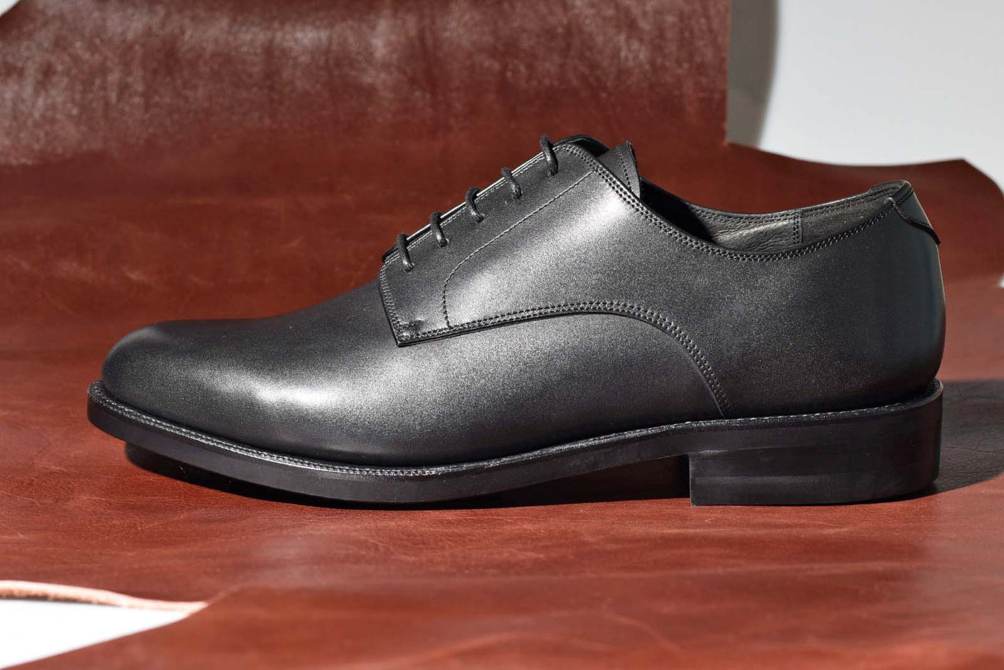 プレーントゥ ダービー ブラック PBDT-65 RAYMAR グッドイヤーウェルト ビジネスシューズ 革靴 23.5cm‾28.0cm レイマー  外羽根 ラバーソール