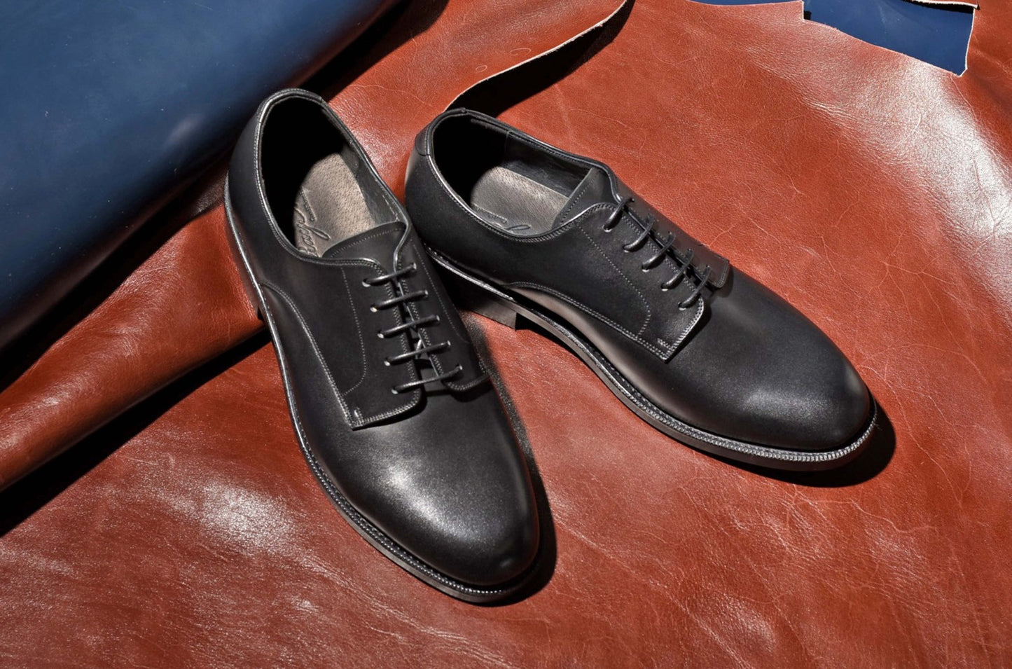 プレーントゥ ダービー ブラック PBDT-65 RAYMAR グッドイヤーウェルト ビジネスシューズ 革靴 23.5cm‾28.0cm レイマー  外羽根 ラバーソール